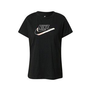 Nike Sportswear Tričko  černá / bílá / světle žlutá / světle červená