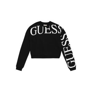 GUESS Shirt  černá / bílá