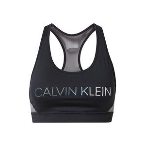 Calvin Klein Performance Sportovní podprsenka  černá / šedá