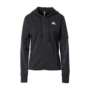 ADIDAS PERFORMANCE Sportovní mikina  šedá / černá / bílá