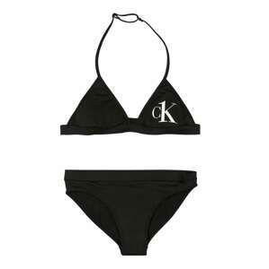 Calvin Klein Swimwear Bikiny 'TRIANGLE BIKINI SET'  černá