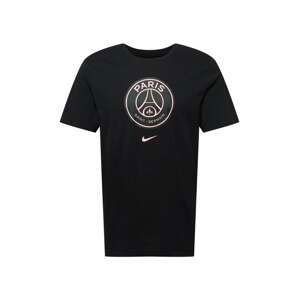 NIKE Funkční tričko 'Paris Saint-Germain'  černá / světle růžová