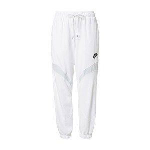 Nike Sportswear Kalhoty  bílá / černá / šedá