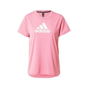 ADIDAS SPORTSWEAR Funkční tričko  pink / bílá