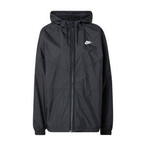 Nike Sportswear Přechodná bunda  černá / bílá