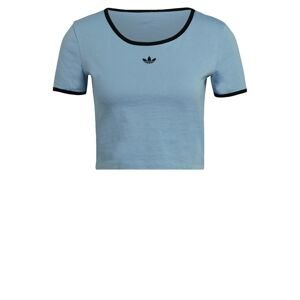 ADIDAS ORIGINALS Tričko 'CROPPED TEE'  kouřově modrá