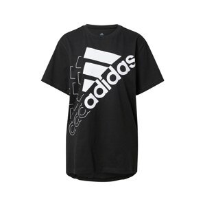 ADIDAS SPORTSWEAR Funkční tričko  černá / bílá