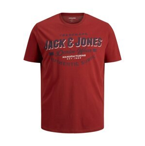 Jack & Jones Plus Tričko  námořnická modř / jasně červená / bílá