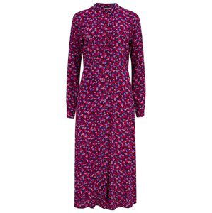 Sugarhill Brighton Košilové šaty 'Clarissa'  tmavě červená / světle růžová / pink / modrá / lenvandulová