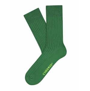 CHEERIO* Ponožky 'TOUGH GUY'  zelená