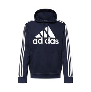 ADIDAS SPORTSWEAR Sportovní mikina  noční modrá / bílá