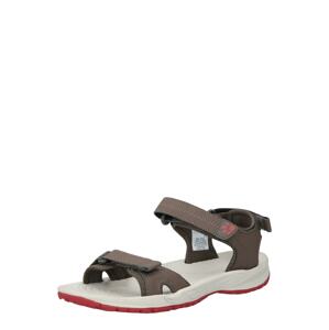 JACK WOLFSKIN Sandály 'LAKEWOOD CRUISE SANDAL W'  hnědá