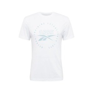 Reebok Sport Funkční tričko  pastelová modrá / bílá