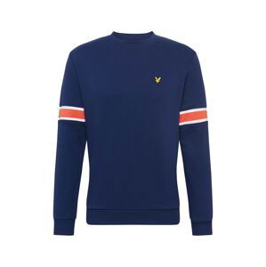 Lyle & Scott Mikina  tmavě modrá / bílá / jasně oranžová