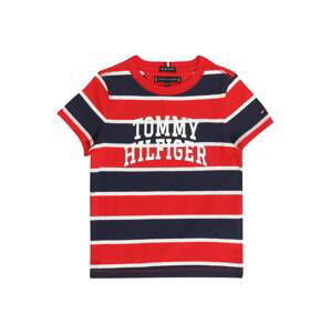 TOMMY HILFIGER Tričko  bílá / modrá / červená