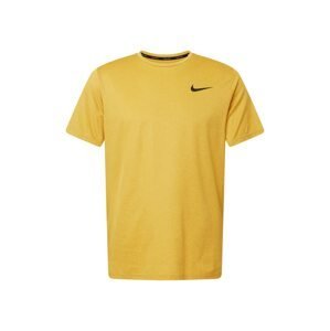 NIKE Funkční tričko  žlutá / černá