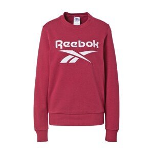 Reebok Classics Mikina  bordó / bílá