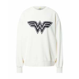 NA-KD Mikina 'Wonder Woman'  offwhite / antracitová