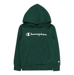 Champion Authentic Athletic Apparel Mikina  tmavě zelená / bílá