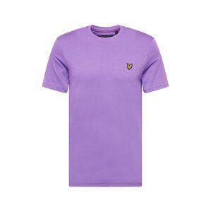 Lyle & Scott Tričko  orchidej / žlutá / černá