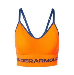 UNDER ARMOUR Sportovní podprsenka  modrá / oranžová