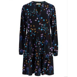 Sugarhill Brighton Košilové šaty 'Thea'  černá / světlemodrá / světle fialová / mix barev