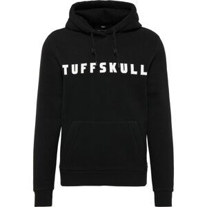 TUFFSKULL Mikina  černá / bílá