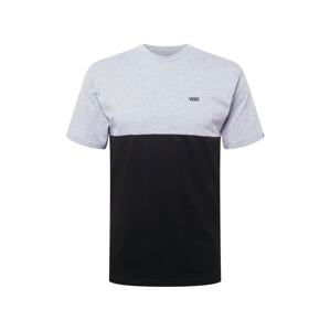 VANS Tričko 'MN COLORBLOCK TEE'  šedý melír / černá