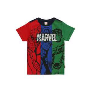 OVS T- Shirt ' MarVEL'  červená / modrá / trávově zelená / bílá / černá