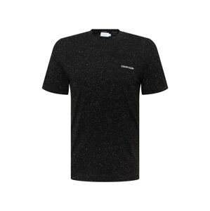Calvin Klein T-Shirt  černá / bílá