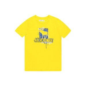 Abercrombie & Fitch Tričko  žlutá / modrá / bílá