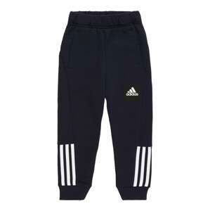 ADIDAS PERFORMANCE Sportovní kalhoty  černá / bílá