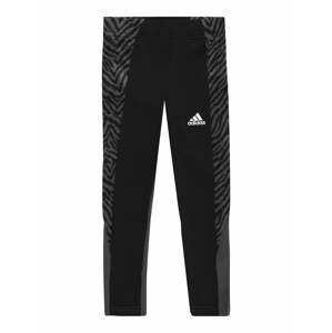ADIDAS SPORTSWEAR Sportovní kalhoty  čedičová šedá / černá / bílá