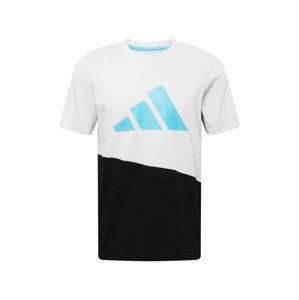 ADIDAS PERFORMANCE Funkční tričko  světlemodrá / černá / offwhite