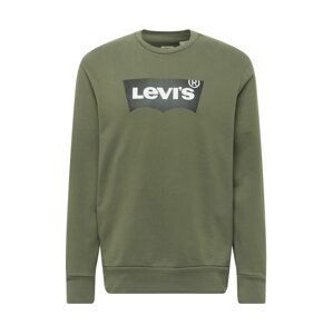 LEVI'S Mikina  khaki / černá / bílá