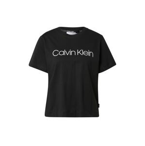 Calvin Klein Tričko  černá / bílá