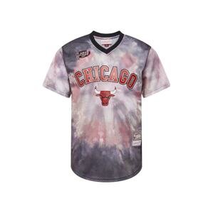 Mitchell & Ness Shirt 'CHICAGO BULLS'  tmavě hnědá / červená / bílá