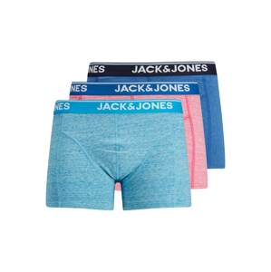 JACK & JONES Boxerky 'Deventer'  marine modrá / světlemodrá / pink