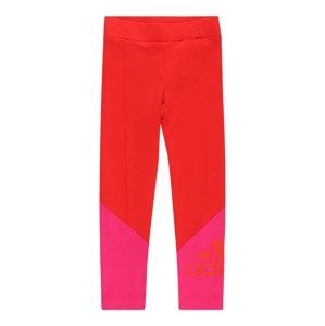 ADIDAS PERFORMANCE Sportovní kalhoty  světle červená / svítivě růžová