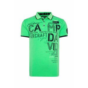 CAMP DAVID Tričko  zelená