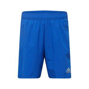 ADIDAS PERFORMANCE Sportovní kalhoty  královská modrá / bílá / světle šedá