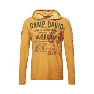 CAMP DAVID Shirt  žlutá / černá / červená