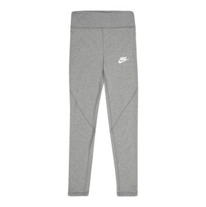 Nike Sportswear Legíny  šedá / bílá