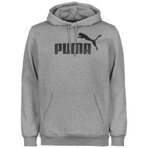 PUMA Sportovní mikina  šedý melír / černá