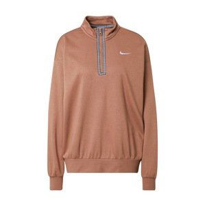 Nike Sportswear Mikina  světle hnědá / černá / bílá