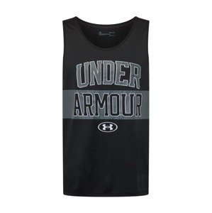 UNDER ARMOUR Funkční tričko 'TECH 2.0'  stříbrně šedá / černá / bílá