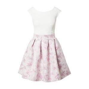 Closet London Šaty  světle růžová / bílá