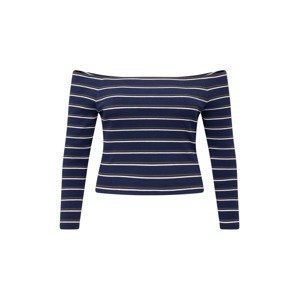Tommy Jeans Curve Tričko  námořnická modř / bílá / khaki