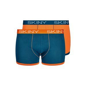 Skiny Boxerky  nebeská modř / oranžová