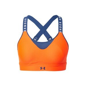 UNDER ARMOUR Sportovní podprsenka 'Infinity High'  námořnická modř / oranžová